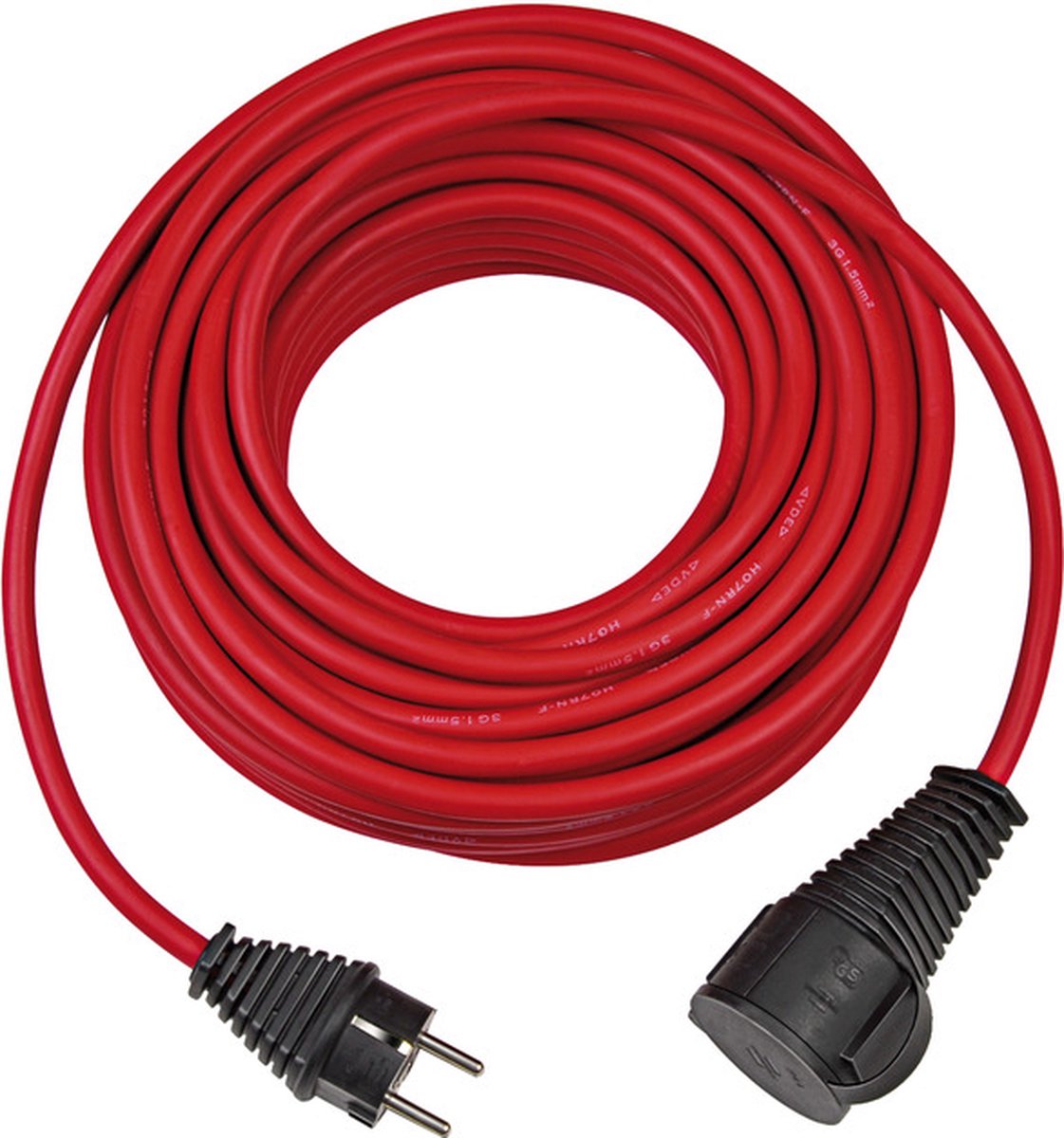 Brennerstuhl Verlängerungskabel für Baustelle IP44 10m rot h07rn-f 3g1,5 - 1167950