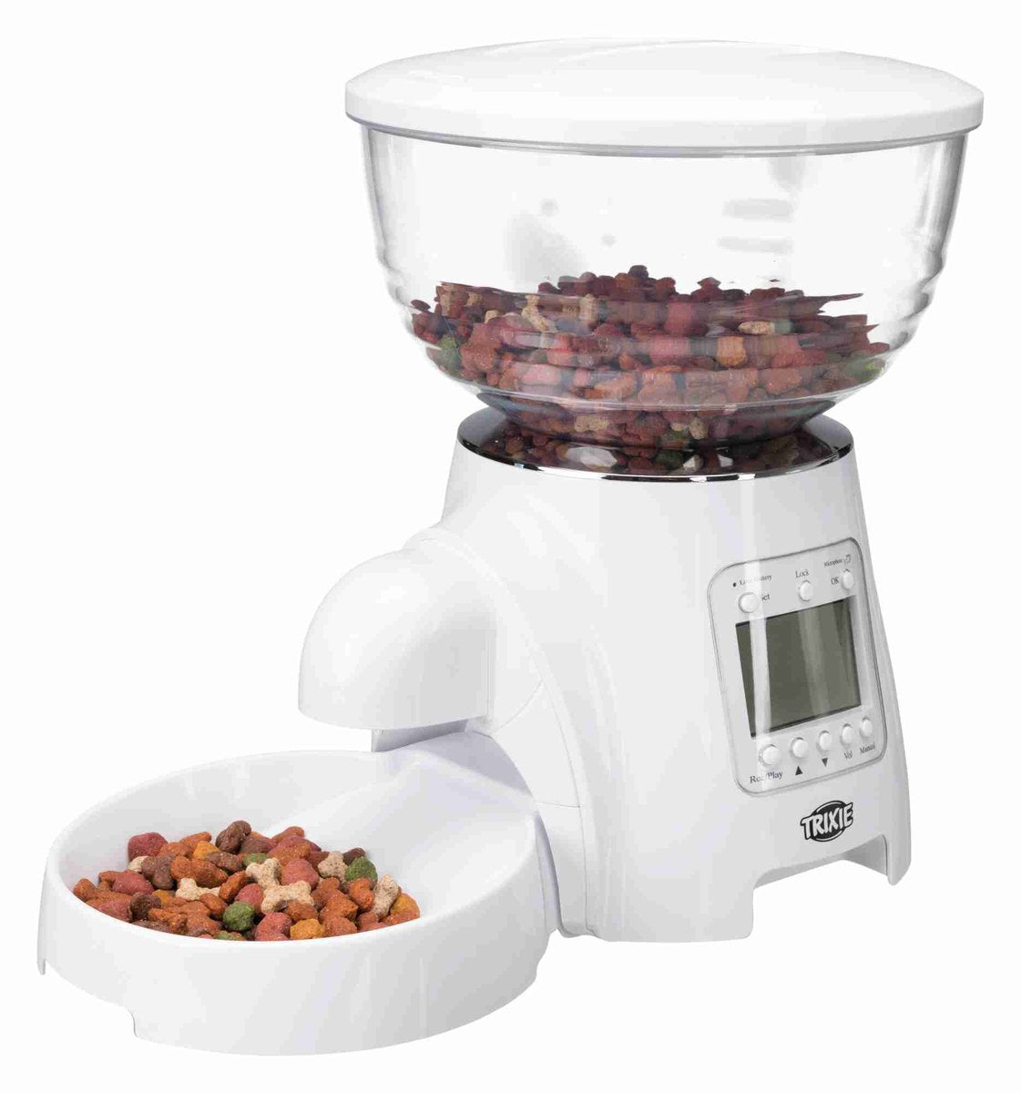 Trixie tx7 – automatischer Futterspender – 5 Liter – Trockenfutter – Sprachfunktion