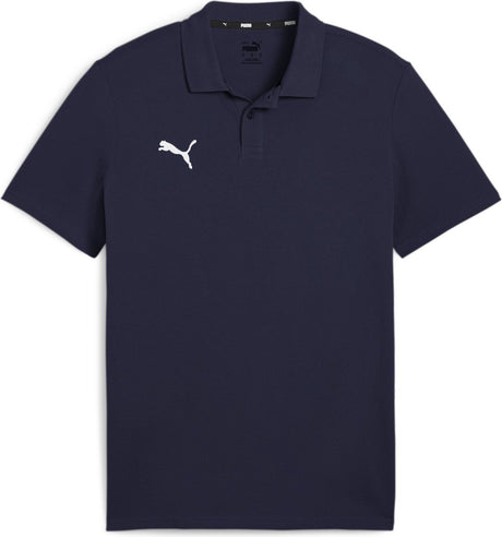 Puma Teamgoal Casuals Polo-Herren-Sportshirt – Marine-Weiß
