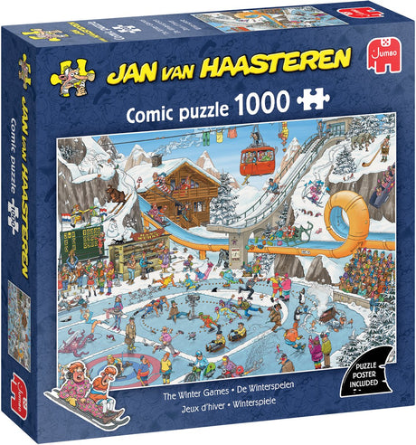 Jan van Haasteren – Die Winterspiele – 1000 Teile Puzzle – Puzzle