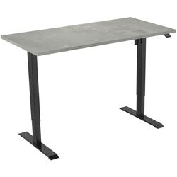 Euroseats bureau zwart, oxyd b000bl140oxy 80 x 750-1235 x 140 mm