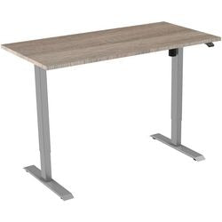 Euroseats bureau grijs, robson b000gr140rob 80 x 750-1235 x 140 mm