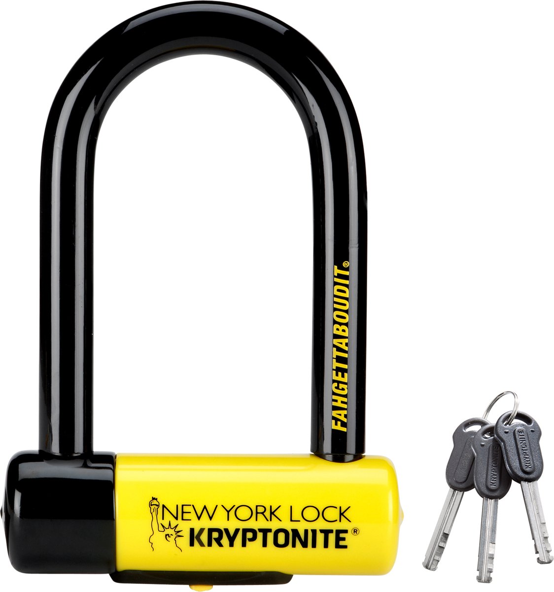 Kryptonite Bügelschloss New York fahgetaboutit