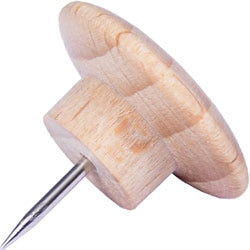 Quantore Reißzwecken Legamaster Holz, 25 Stk.