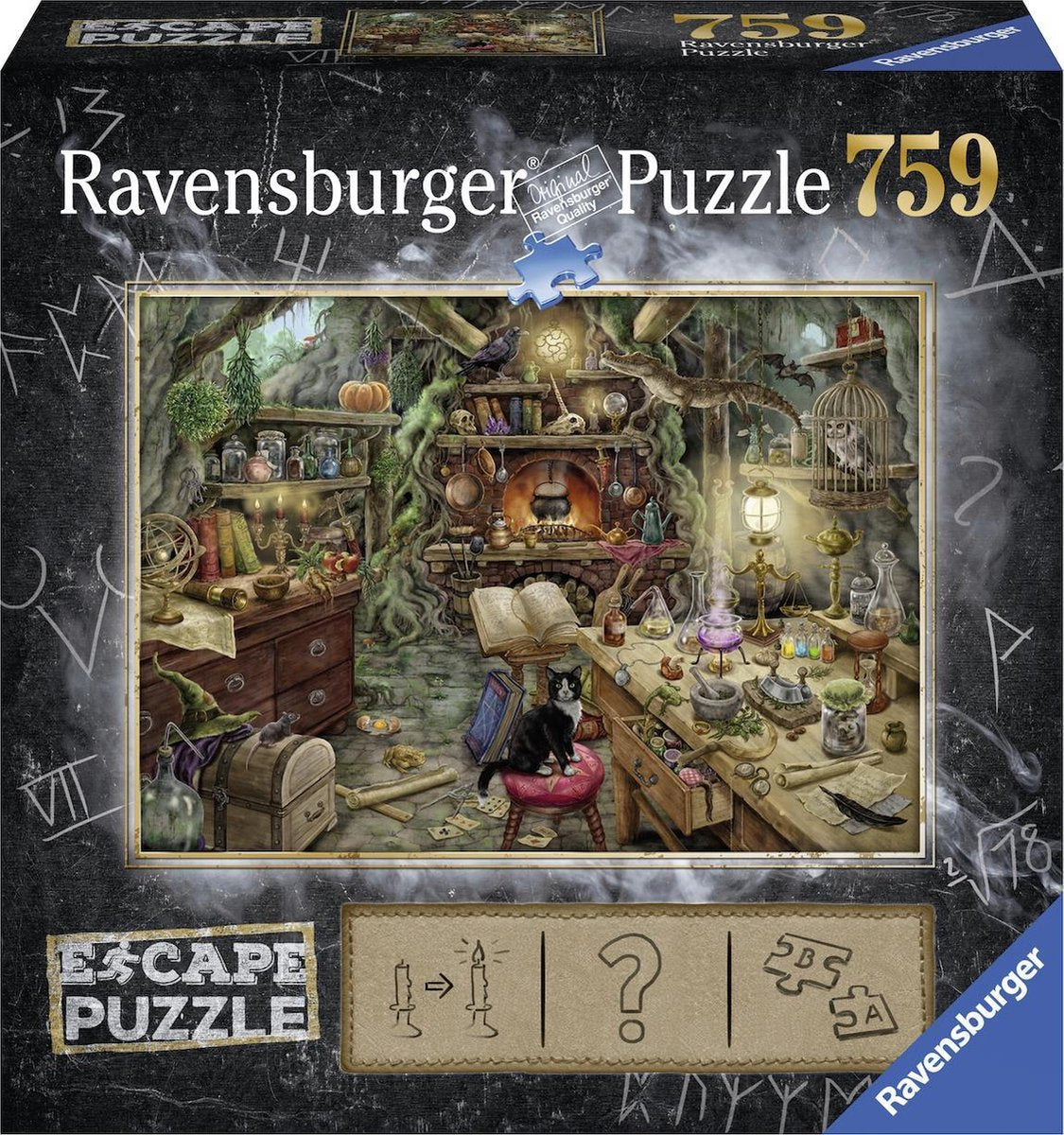 Ravensburger Fluchtpuzzle 3 Küche einer Hexe – 759 Teile