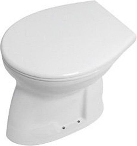 Plieger Brüssel Toilettenschüssel Flachspülung AO 35,5x46,5cm weiß