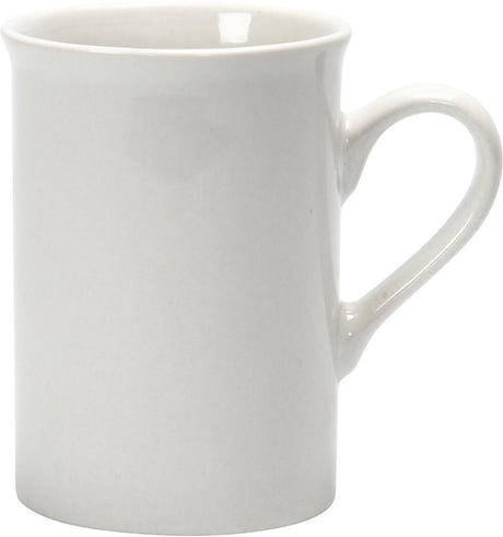 Creativ Company Tassen, H: 10 cm, T 7,4 cm, weiß, 2 Stück 1 Box