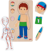 Goki Holzschicht Puzzle Human Körper Junge, 29.