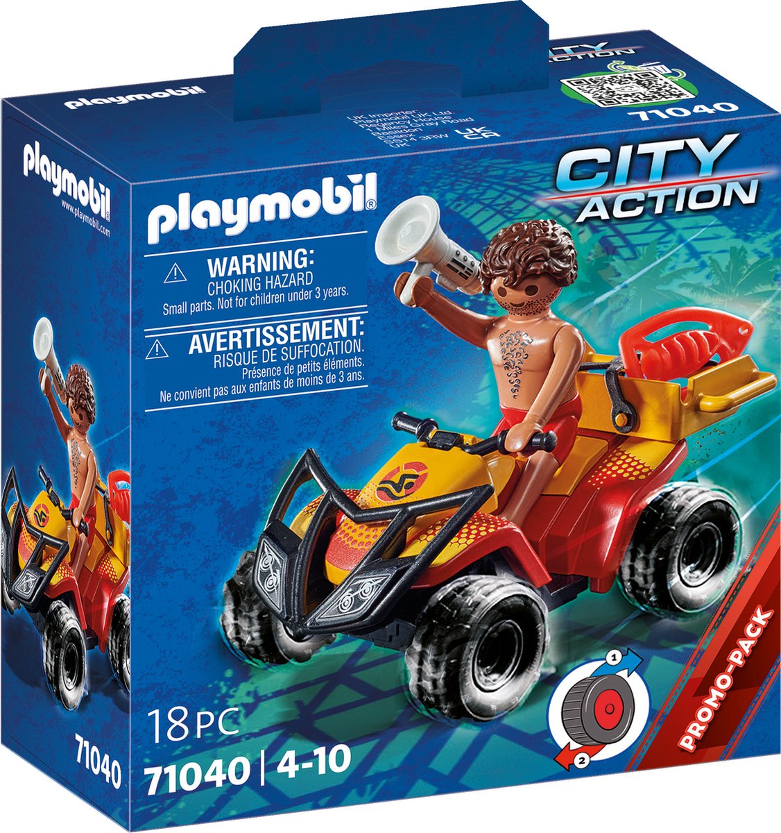 Playmobil City Action Rettungsschwimmer Quad 71040
