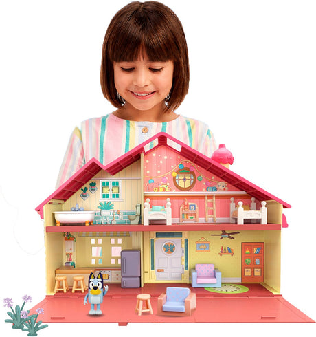 Moose Toys blaues Spielhaus mit Zubehör-Spielset