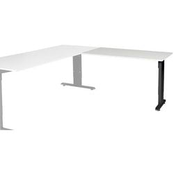 Bureau-uitbreiding schaffenburg lin-pla126-lrz-m25 120x60x65-85cm