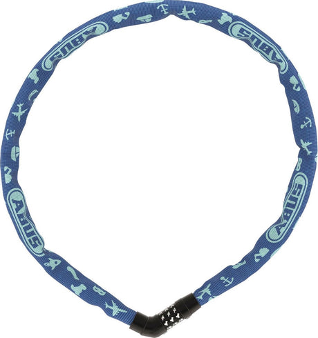 ABUS 4804C 75 Kettenschloss, 75 cm, Blau, Stahl-O-Kette