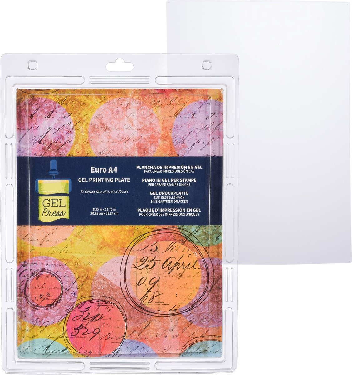 Gelpress-Druckplatte – Gel – A4 – 20,95 x 29,84 cm