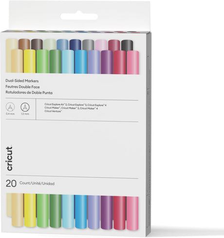 Cricut™ Dual-Tip-Marker – Ultimate (20 Stück)