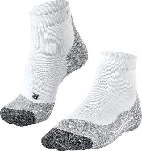 Falke te2 kurze Anti-Blasen-Tennissocken aus Baumwoll-Funktionsmaterial Herren weiß – Größe 46-48