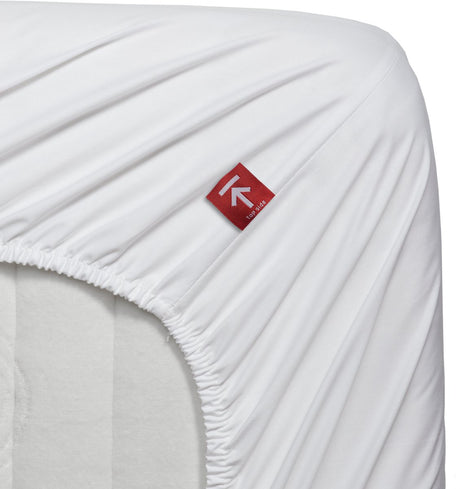 Beddinghouse percale katoen - hoeslaken - 140x200 - wit
