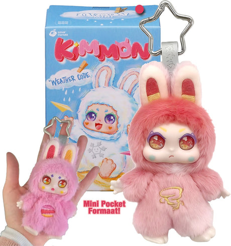 Kimmon – „Weather Code“-Serie – Blindbox-Kollektion – Plüsch-Mini-Sammelfiguren – 12 cm