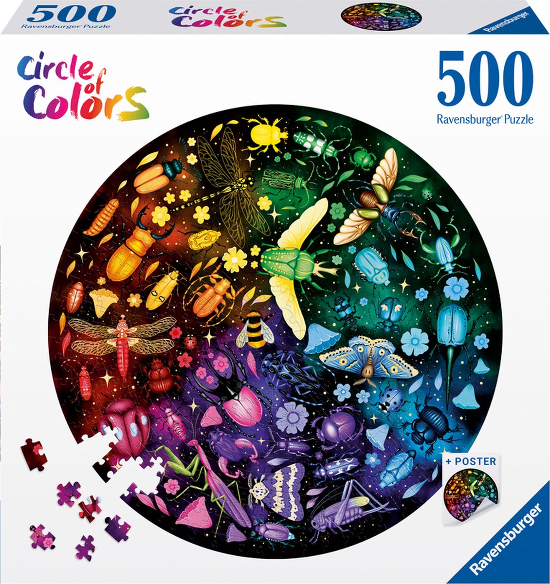 Ravensburger Puzzle -Puzzle -Kreis von Farben, 500st.
