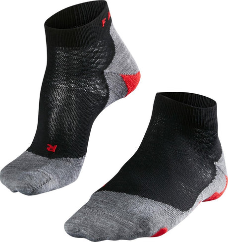 Falke ru5 kurze Anti-Blasen-Funktionsmaterial-Laufsocken Damen Schwarz – Größe 37-38