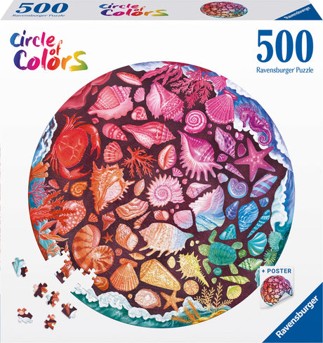 Ravensburger Jigsaw Puzzle Kreis oder Farbschalen, 500st.