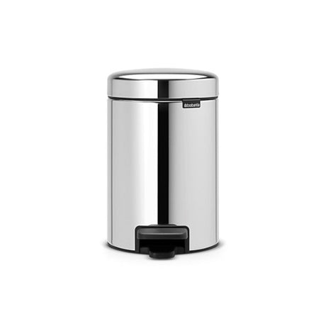Brabantia Newicon Abfallbehälter – 3 Liter – Badezimmer – glänzender Stahl