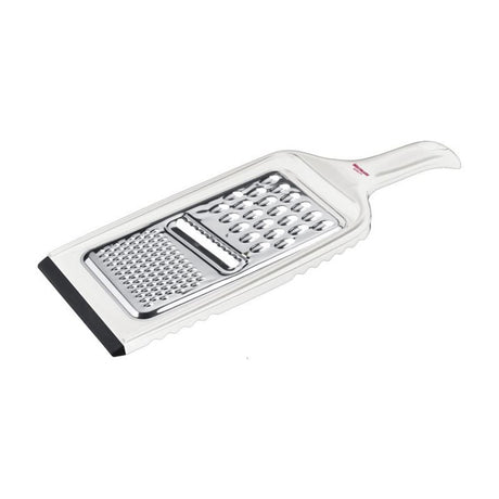 Westmark Universalreibe 3-in-1 mit Griff 33x12,5cm. Kunststoff mit Edelstahl.