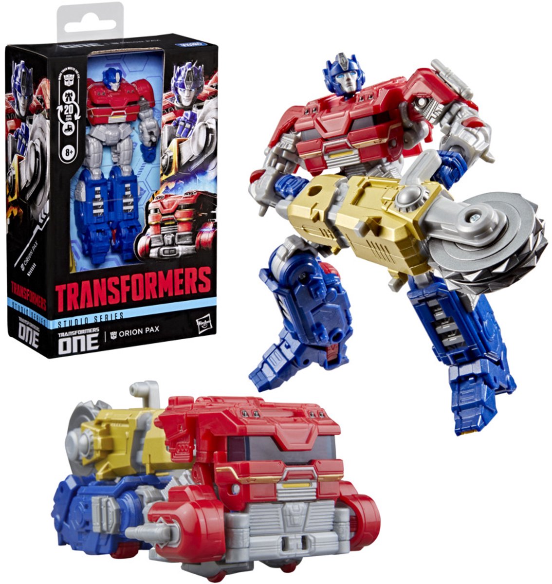 Transformers Toy Studio Series Orion Pax von: One, Actionfigur von 12,5 cm, 8+