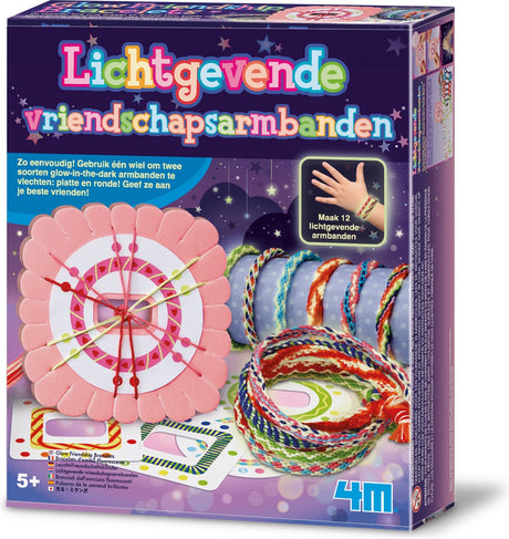 4m Basteln - Leuchtende Freundschaftsarmbänder - 12 Stück - Hobbypaket - 5+