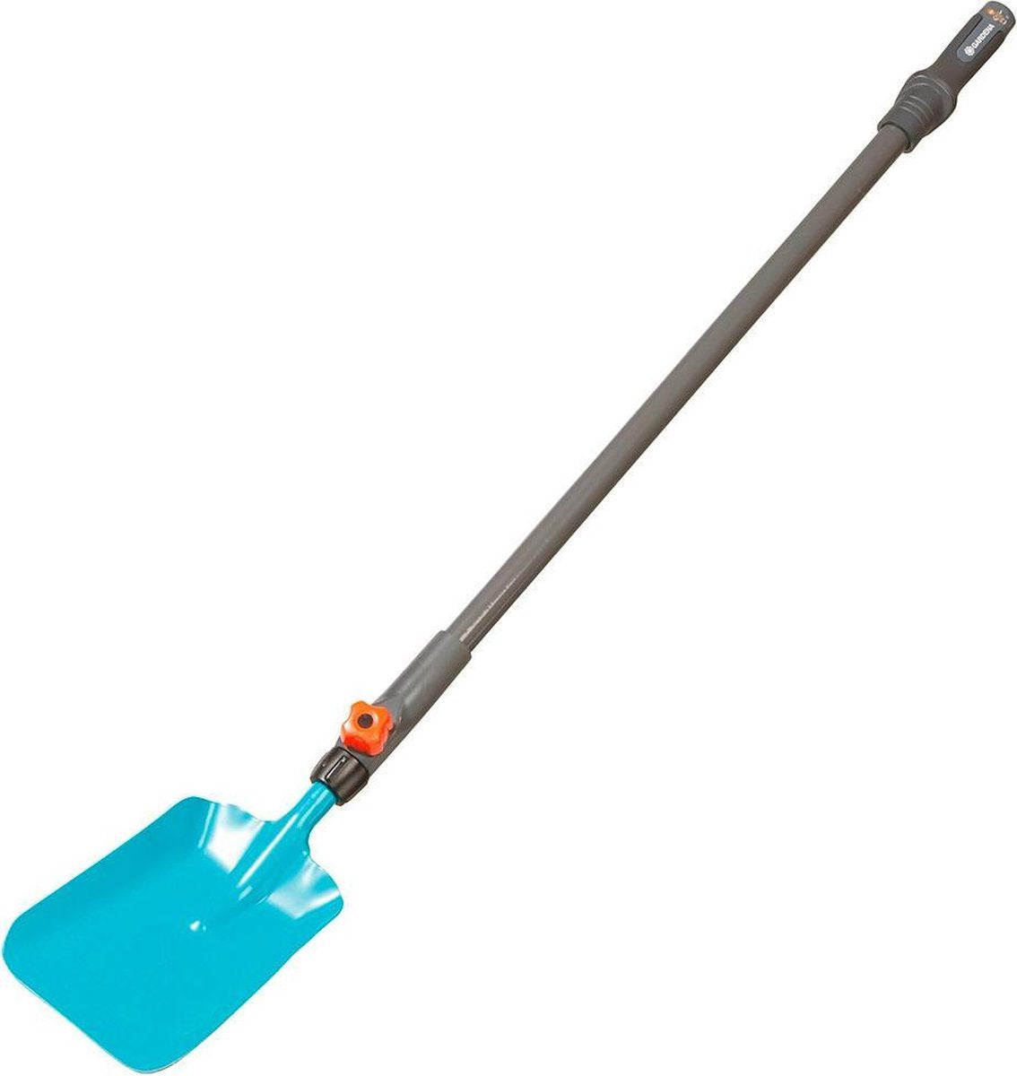 Gardena Kinder-Gartenschaufel – Gartengeräte für Kinder – Wechselsystem – 84,5 cm Stiel – Kunststoff und Stahl – ab 3 Jahren