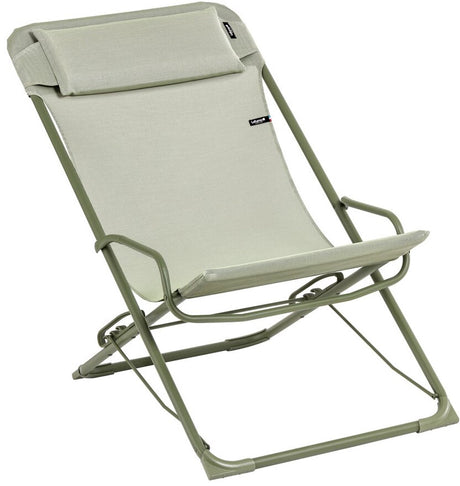 Lafuma Transaswing – Schaukelstuhl – Strandstuhl – Loungesessel – verstellbar – faltbar – Batyline – Moos