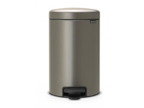 Brabantia Newicon Abfallbehälter – 12 Liter – Platin