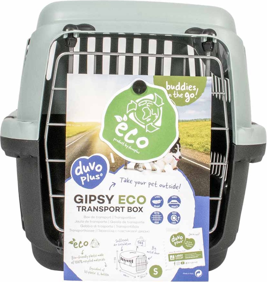 Duvo plus Gipsy Eco Transportbox Metalltür s - 46x31x32cm - max. 5 kg Eis
