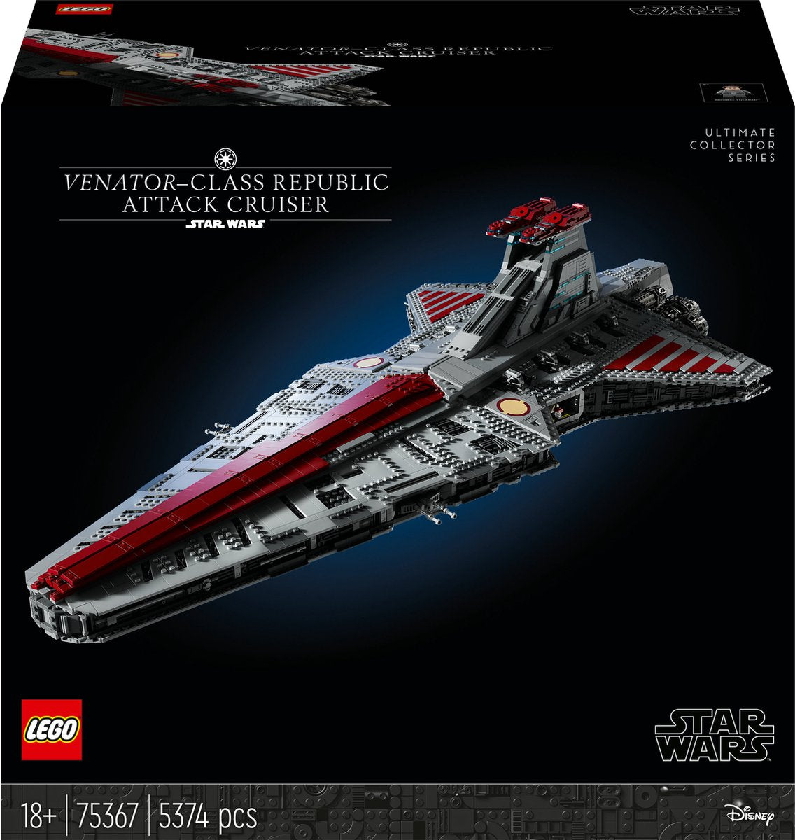 Lego Star Wars Republikaner-Angriffskreuzer der Venator-Klasse – 75367