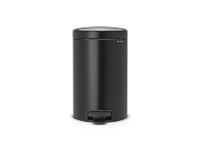 Brabantia Newicon Abfallbehälter – 12 Liter – Mattschwarz