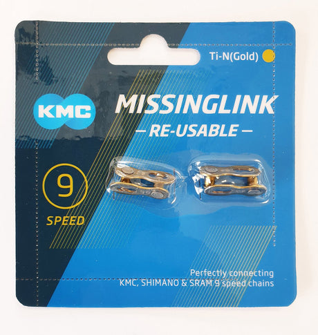 KMC Fahrradkette 9r Ti-n Gold 6,6 mm