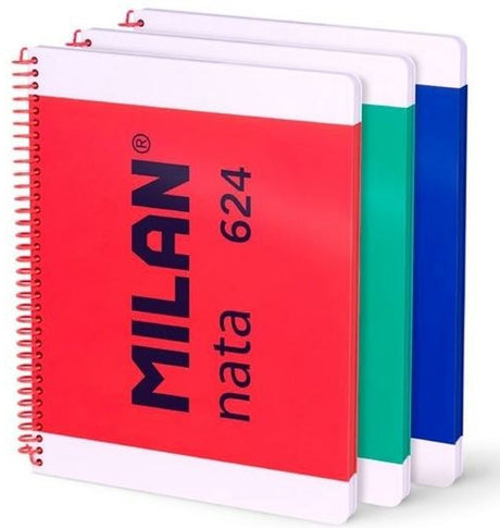 Milan set notitieboekjes multicolour a4 80 lakens 3 onderdelen (4 stuks)