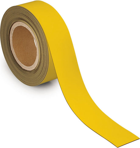 Maul Magnetband - gelb - Metall - beschreibbar - 1 Stück - 10 m x 50 mm x 1 mm
