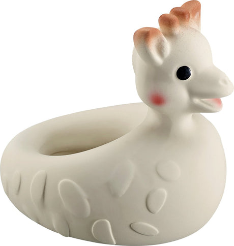 Sophie die Giraffe so'pure Badespielzeug - Badespielzeug - Gummiente - 100 % Naturkautschuk - 11x8x11 cm - ok-biobasiert - ab 0 Monaten - Beigebraun
