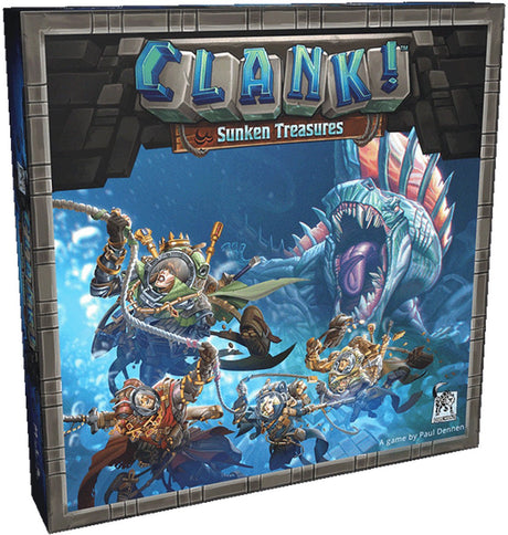 Asmodee-Brettspiel klappert! Erweiterungsabenteuer „Versunkene Schätze“.