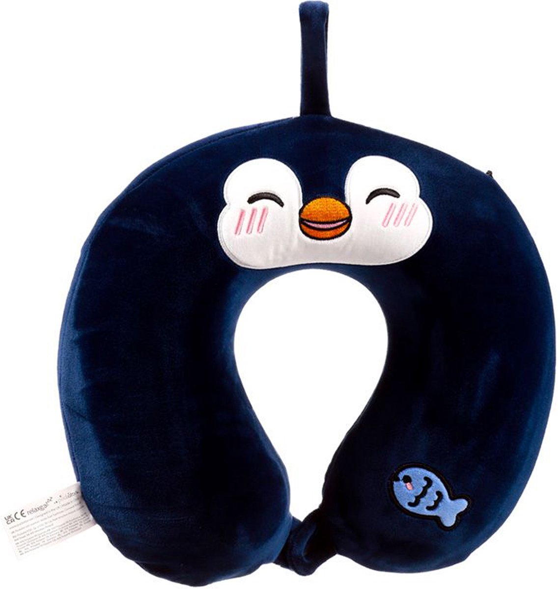 Relaxeazzz Pinguin Adoramals Plüsch-Nackenkissen aus Memory-Schaum