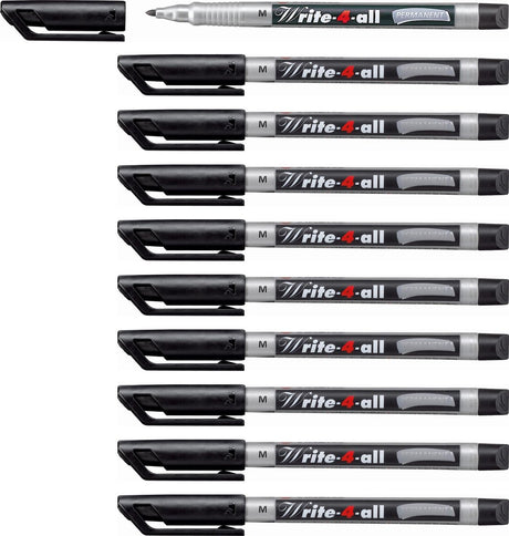 Stabilo write-4-all – Permanentmarker – mittel 1,0 mm – Karton mit 10 Stück