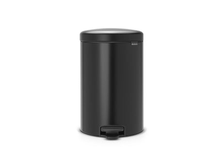 Brabantia Newicon Abfallbehälter – 20 Liter – Mattschwarz