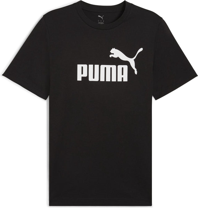 Puma ess Nr. 1 Logo Tee Herren T-Shirt – Schwarz