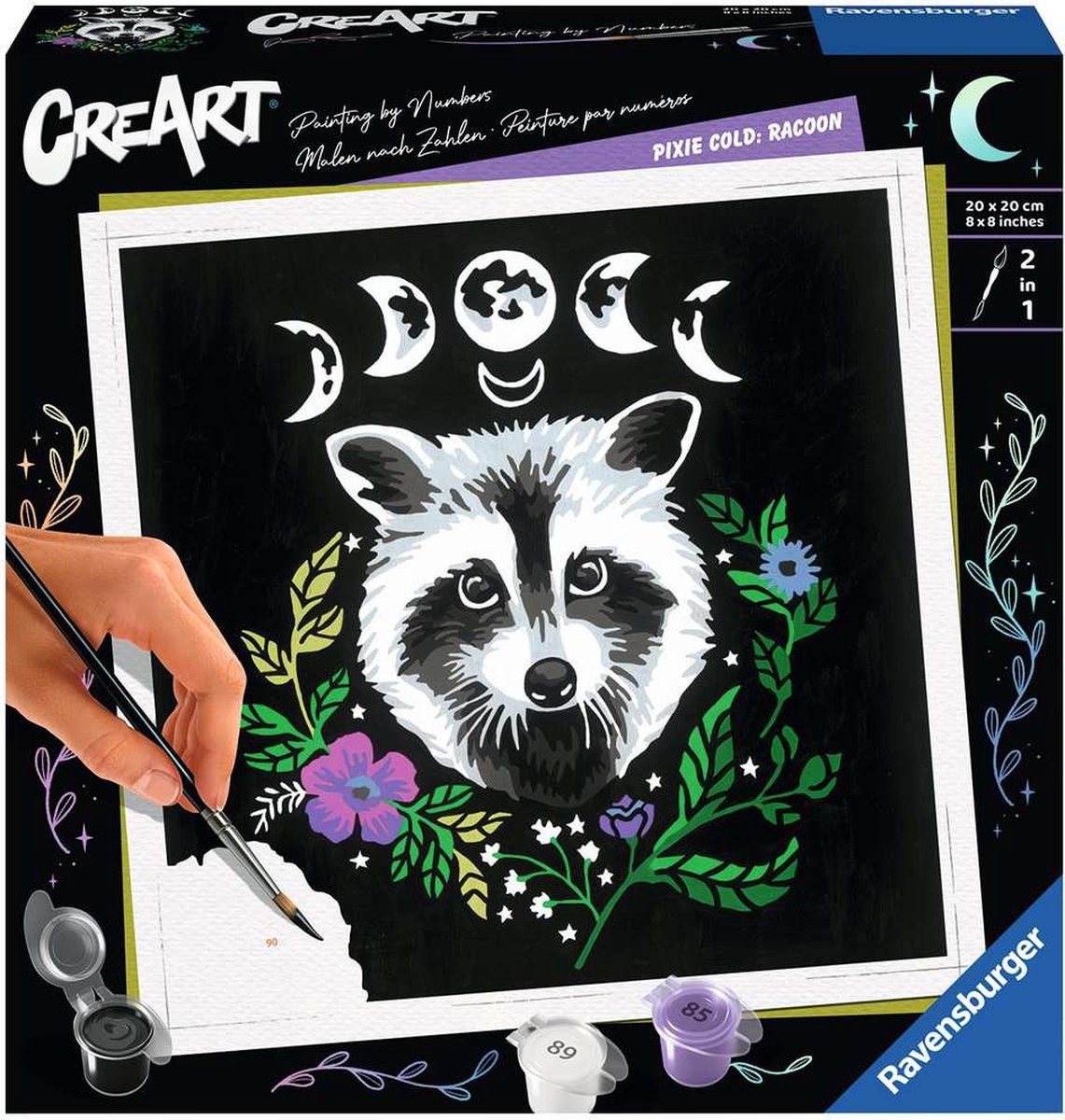 Ravensburger Creart - Pixie Cold Edition Waschbär