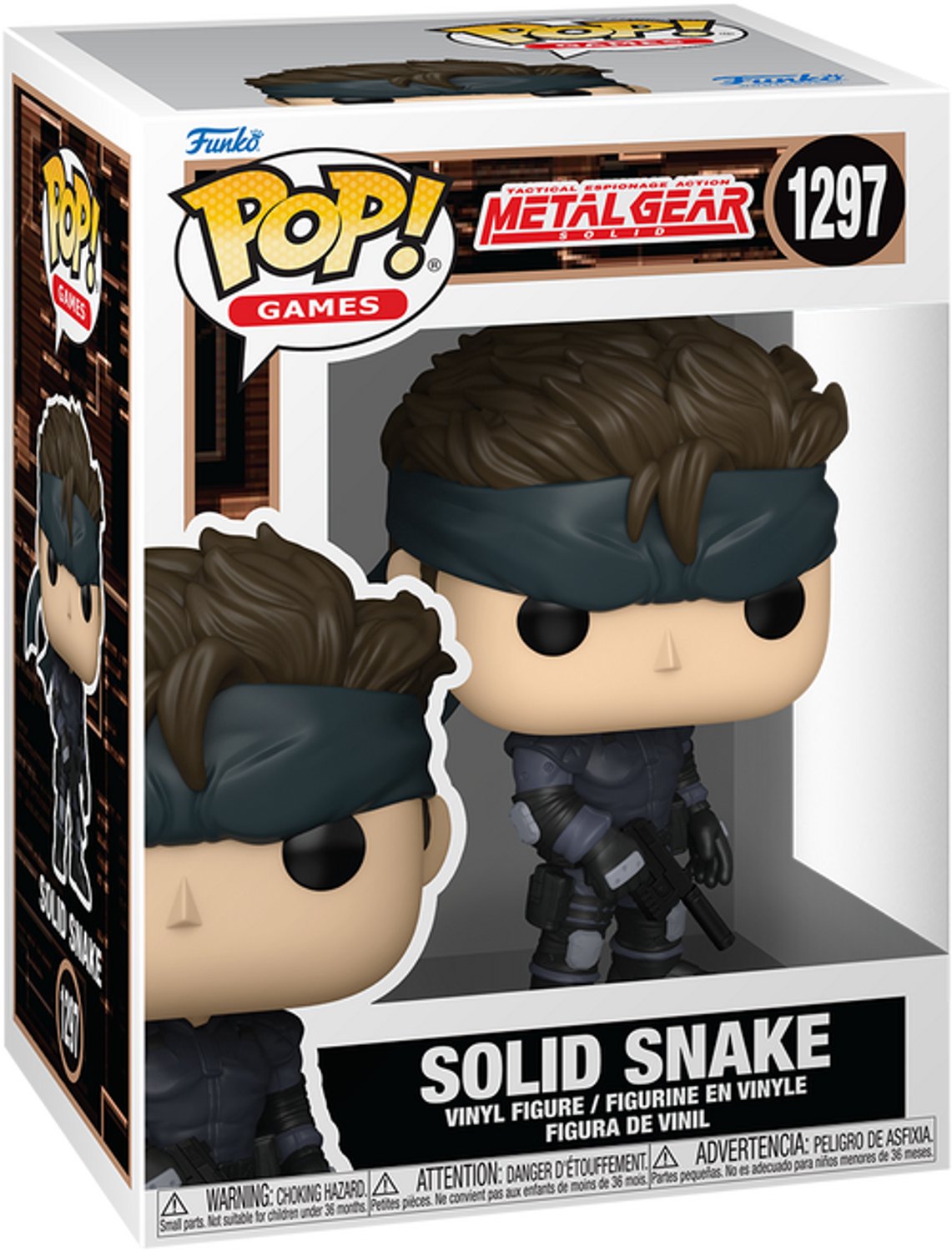 Funko pop games: metal gear solid - solid snake - pop #1297