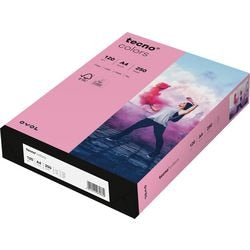 Gekleurd papier tecno a4 120 g m² roze 250 vellen