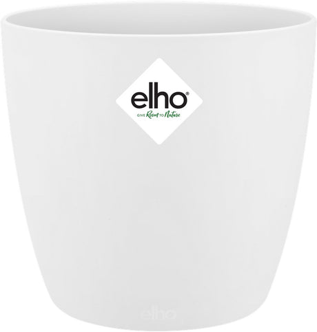 Elho brussels rond mini 9.5 - bloempot voor binnen - ø 10.0 x h 8.9 cm - wit