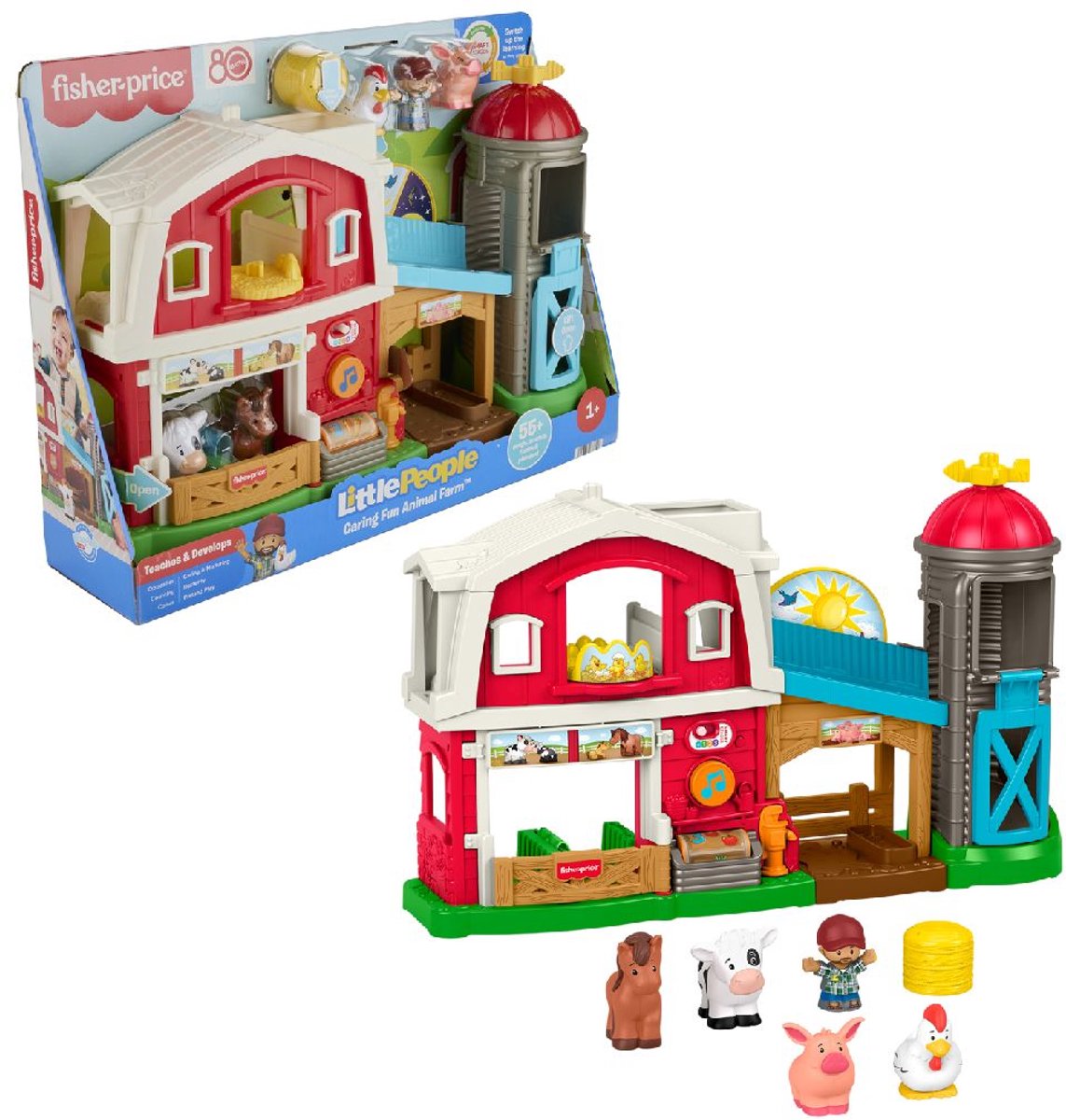 Fisher-Price Little People Farm – Tierpflege auf dem Bauernhof – Spielset