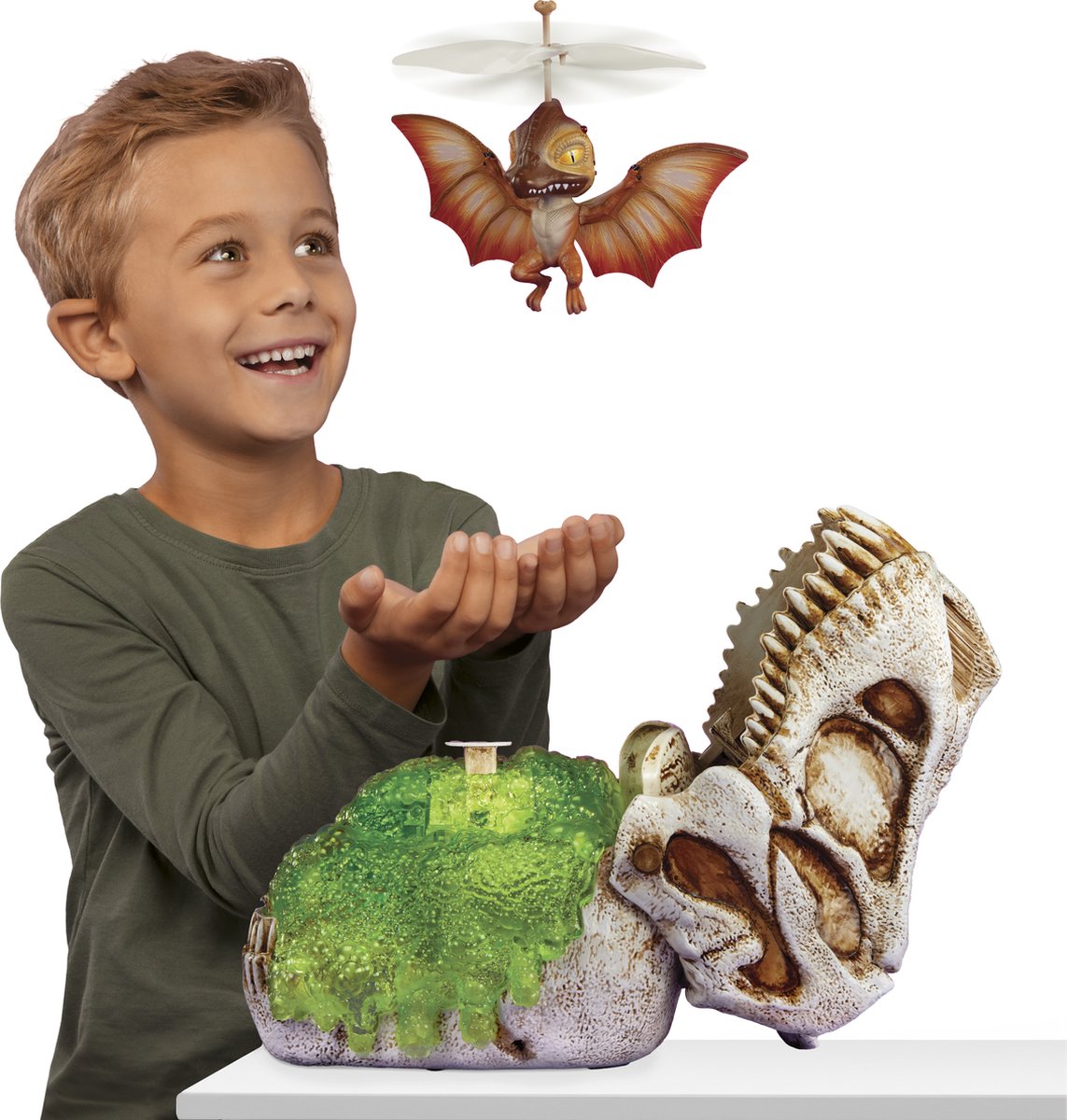 Grossmos fliegender Dino - s1 - orange