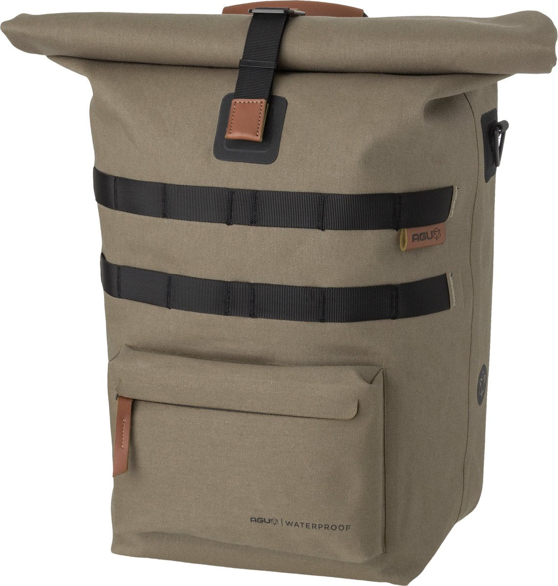 Agu convoy enkele fietstas urban click'ngo - beige - 17l